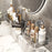 U-Shaped Faucet Organizer For Bathroom Sink No Drill Storage Rack Wall Mounted Shelf - Transparent Grey - 2