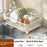 Stainless Steel Dish Rack Drainer Kitchen Organizer Milk White Storage Shelf with Drainage System - 3