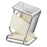 Stainless Steel Kitchen Knife Holder Organizer Countertop Multifunctional Utensil Storage Rack - Beige - 1