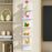 5-Tier Wall Mount Shelf Storage Rack Vertical Bookshelf Display Organizer for Home Decor - White - 1