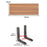 40x30cm Wall Mounted Shelf Wooden Board Storage Rack for Living Room / Bedroom / Office - Walnut - 7