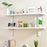 60x30cm Wall Mounted Shelf Wooden Board Storage Rack for Living Room / Bedroom / Office - Walnut - 6