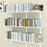 80x30cm Wall Mounted Shelf Wooden Board Storage Rack for Living Room / Bedroom / Office - Walnut - 6