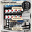 65CM Double Layer Over Sink Dish Drying Rack with Doors Kitchen Organizer Drainer Shelf - Black - 2