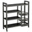 80 x 32 x 108.5cm 4-Tier Storage Rack with 3 Basket Multi-Function Kitchen Shelf Wheeled Organizer - 1