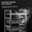 80 x 32 x 108.5cm 4-Tier Storage Rack with 3 Basket Multi-Function Kitchen Shelf Wheeled Organizer - 5