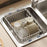 Kitchen Sink Dish Drying Rack 38-56cm Expandable Drainer Organizer with Anti Slip Silicone Pad - 1