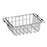 Kitchen Sink Dish Drying Rack 38-56cm Expandable Drainer Organizer with Anti Slip Silicone Pad - 2