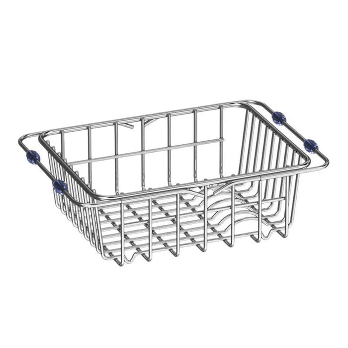 Kitchen Sink Dish Drying Rack 38-56cm Expandable Drainer Organizer with Anti Slip Silicone Pad - 2