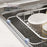 Kitchen Sink Dish Drying Rack 38-56cm Expandable Drainer Organizer with Anti Slip Silicone Pad - 3