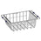 Kitchen Sink Dish Drying Rack 30-42cm Expandable Drainer Organizer with Anti Slip Silicone Pad - 1