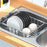 Kitchen Sink Dish Drying Rack 30-42cm Expandable Drainer Organizer with Anti Slip Silicone Pad - 5