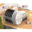 Kitchen Sink Dish Drying Rack 30-42cm Expandable Drainer Organizer with Anti Slip Silicone Pad - 7