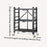 Folding Kitchen Storage Rack 3-Tier Microwave Stand Multi-Function Organizer Shelf - White - 3