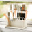 Kitchen Utensil Organizer Wall Mounted Knife Holder Cutting Board Rack for Countertop Storage Cutlery Drainer - 3
