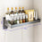 Spice Storage Holder 20x30cm Wall Mounted No Drill Kitchen Organizer Display Rack - 1