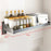 Spice Storage Holder 25x50cm Wall Mounted No Drill Kitchen Organizer Display Rack - 5