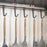 25x60cm Kitchen Storage Rack Wall Mounted Spice Organizer Holder with Hooks - 3
