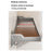 35x70cm Kitchen Storage Rack Wall Mounted Spice Organizer Holder with Hooks - 4