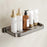 Folding Bathroom Shelf 40cm Wall Mounted Storage Rack Waterproof No Drill Washroom Display Holder - Tarnish - 1