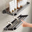Folding Bathroom Shelf 40cm Wall Mounted Storage Rack Waterproof No Drill Washroom Display Holder - Tarnish - 3