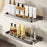 Folding Bathroom Shelf 40cm Wall Mounted Storage Rack Waterproof No Drill Washroom Display Holder - Tarnish - 4