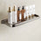 Folding Bathroom Shelf 50cm Wall Mounted Storage Rack Waterproof No Drill Washroom Display Holder - Tarnish - 1