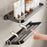 Folding Bathroom Shelf 50cm Wall Mounted Storage Rack Waterproof No Drill Washroom Display Holder - Tarnish - 3