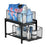Kitchen Sink Under Cabinet Organizer 2-Tier Pull Out Storage Rack for Kitchenware - 2
