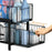 Kitchen Sink Under Cabinet Organizer 2-Tier Pull Out Storage Rack for Kitchenware - 3