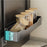Refrigerator Side Organizer 3-Tier Storage Rack Kitchen Spice Holder Wall Mounted Shelf (2 Basket, 1 Rack) - Tarnish - 2
