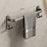 40cm Adhesive Bathroom Shelves Towel Holder No Drill Wall Mount Single Rod Metal Hanger for Towels / Clothes - 1
