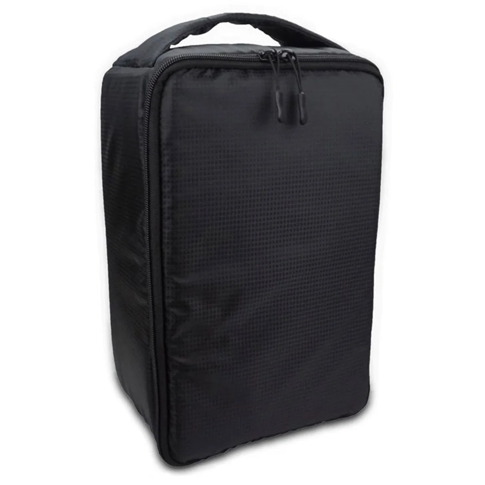 J1009 Polyester Waterproof Backpack DSLR Camera Backpack Camera Carrying Bag Outdoor Travel Shoulders Bag, Size: L - Black - 1