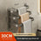 30cm 3 Layers Aluminum Towel Bar Wall Mounted No Drilling Bathroom Towel Rack Hanger - 2