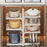 For Kitchen Pot Rack 7 Tier Adjustable Carbon Steel Organizer Under Sink Cabinet Storage Shelf - Grey - 2