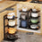 Adjustable 7-Tier Double-Sided Pot Rack For Kitchen Carbon Steel Storage Organizer Cookware Holder - Black - 2
