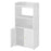 Floor Storage Cabinet 75x22x36cm Assembly Multi-Layer Organizer Shelf for Bathroom / Living Room - 1