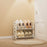 2-Tier Plastic Shoe Rack Indoor Hallway Narrow Shoe Cabinet Space Saving Entryway Organizer - White  /  Grey - 1