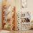 3 Layer Plastic Shoe Rack Space Saving Entryway Organizer Large Capacity Indoor Hallway Storage Shelf - Cream - 4