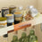 Narrow Kitchen Counter Organizer Rack Spice Bottle Storage Shelf for Home - Beige - 2