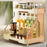 2-Layer Kitchen Countertop Organizer Rack Spice Bottle Storage Shelf for Home - Beige - 5