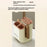 Kitchen Knife Block Organizer Cutting Board Holder Utensil Storage Rack Removable Drainable - Creamy White - 5