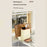 Kitchen Knife Block Organizer Cutting Board Holder Utensil Storage Rack Removable Drainable - Creamy White - 6