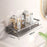 Suction Cup Bathroom Shelf 30cm Wall Mounted Storage Rack No Drilling Multifunctional Organizer - 1
