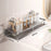 Suction Cup Bathroom Shelf 40cm Wall Mounted Storage Rack No Drilling Organizer for Toiletries / Towels - 1