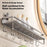 Suction Cup Bathroom Shelf 40cm Wall Mounted Storage Rack with Rod / Hooks for Toiletries - 2