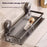 Suction Cup Bathroom Shelf 40cm Wall Mounted Storage Rack with Rod / Hooks for Toiletries - 3