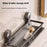 Suction Cup Bathroom Shelf 2-Tier 60cm Wall Mounted Storage Rack with Rod / Hooks No Drilling for Toiletries - 2