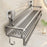 Suction Cup Bathroom Shelf 2-Tier 60cm Wall Mounted Storage Rack with Rod / Hooks No Drilling for Toiletries - 6