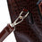 Fashion Crocodile Texture Handbag PU Leather Women Tote Bag Shoulder Bag - Wine Red - 5